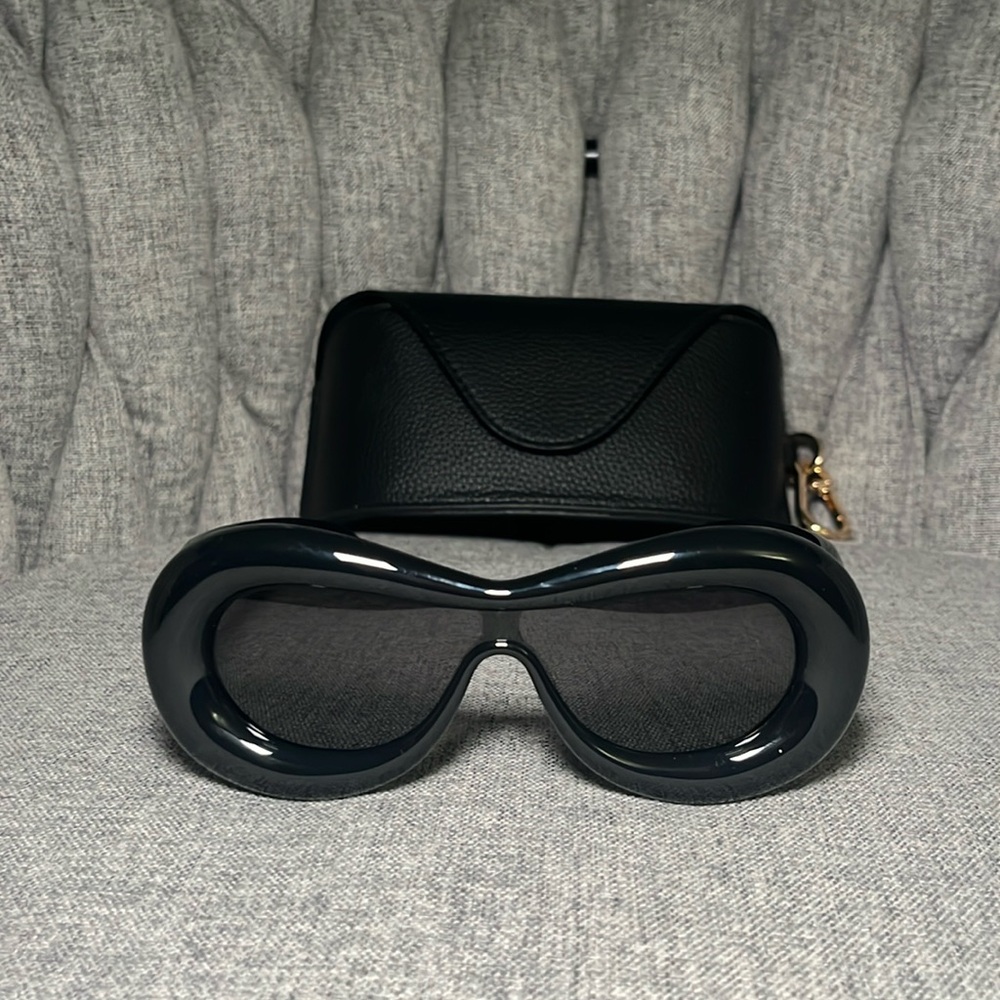 LOEWE Black Inflated Mask Sunglasses